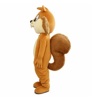 Cute Smiling Squirrel Mascot Costume
