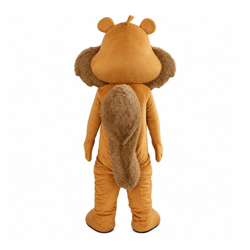 Cute Smiling Squirrel Mascot Costume