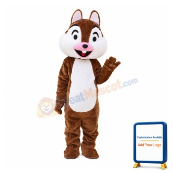 Funny Plush Chipmunk Mascot Costume
