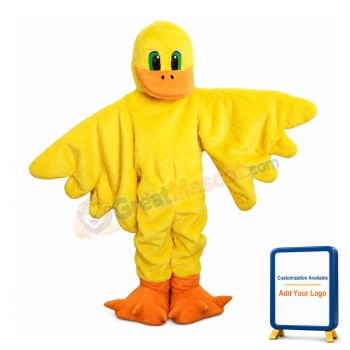 Smart Plush Yellow Duck Mascot Costume