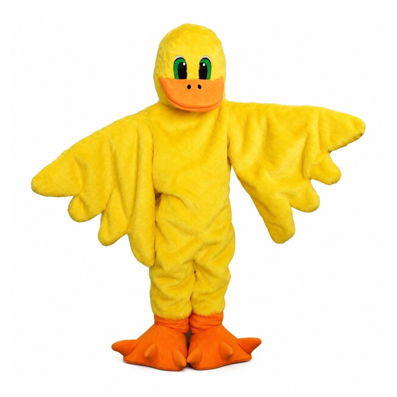 Smart Plush Yellow Duck Mascot Costume