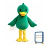 Super Cute Green Duck Mascot Costume For Theme Event