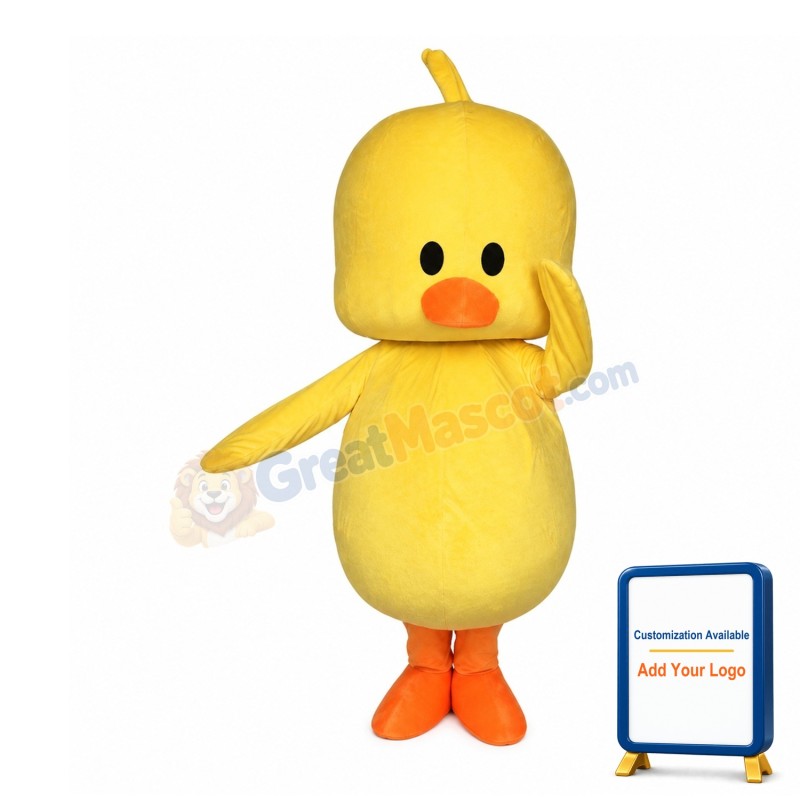 Cute Cartoon Duck Mascot Costume For Party Game
