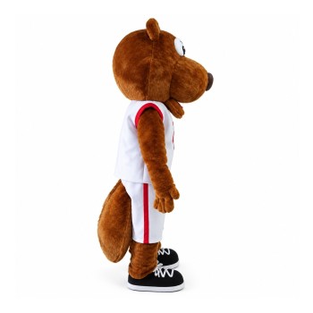 Sports Beaver With Suit Mascot Costume