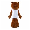 Sports Beaver With Suit Mascot Costume