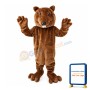Unisex Smiling Tall Beaver Mascot Costume