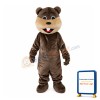 Adorable Grey Beaver Mascot Costume