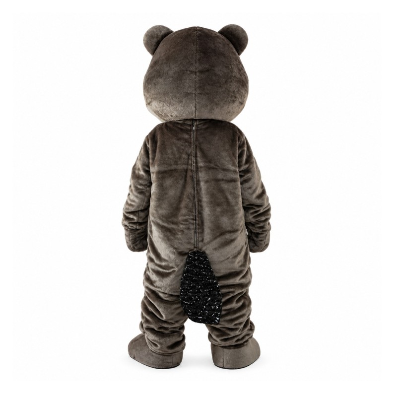 Adorable Grey Beaver Mascot Costume