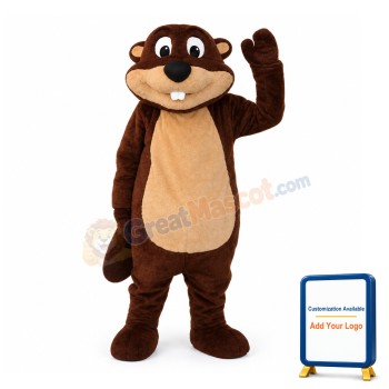 For Festival Happy Beaver Mascot Costume