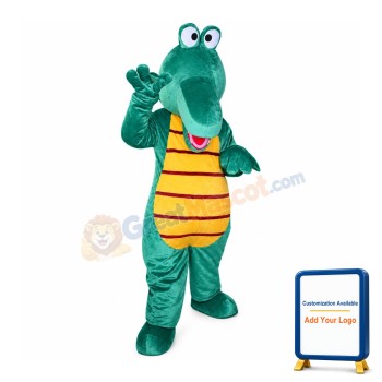 Adult Size Fancy Crocodile Mascot Costume