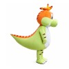 New Design Smart Light Green & Orange Baby Dinosaur Mascot Costume