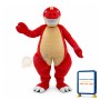 For Celebrations Strong Red Dinosaur Mascot Costume