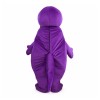 Cute Cartoon Purple & Green Dinosaur Mascot Costume