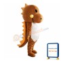 Funny Plush Brown Baby Dinosaur Mascot Costume