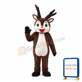 Cute Cartoon Deer Mascot Costume