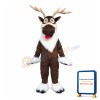 Furry Reindeer Mascot Costume
