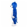 Cartoon Blue & White Cat Mascot Costume