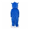 Cartoon Blue & White Cat Mascot Costume