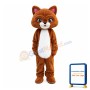 Adorable Brown Cat Mascot Costume