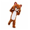 Adorable Brown Cat Mascot Costume