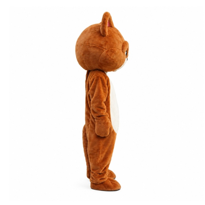 Adorable Brown Cat Mascot Costume