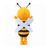 Smart Smiling Bee Mascot Costume