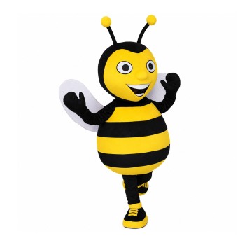 Excited Shouting Bee Mascot Costume