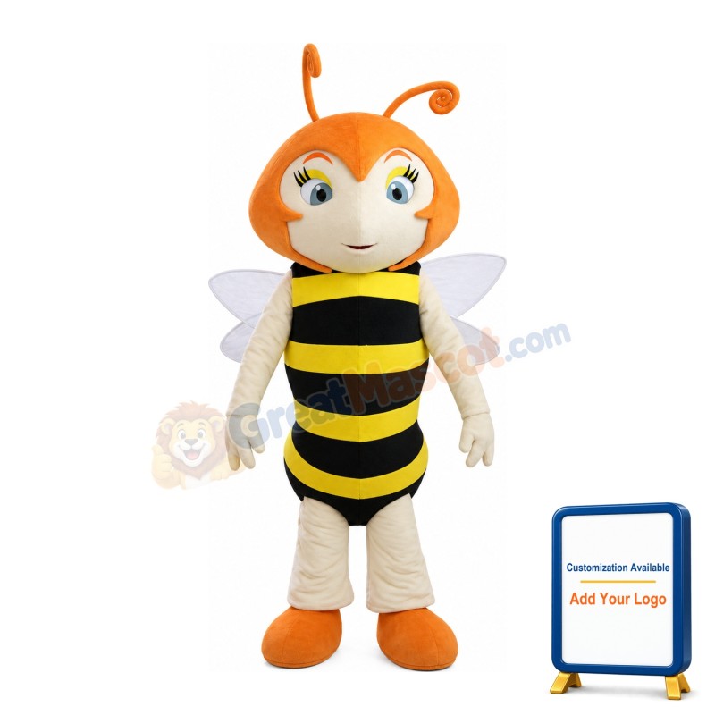 For Outdoor Performance Cartoon Bee Mascot Costume