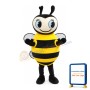 Hard-working Big Eyes Bee Mascot Costume