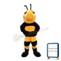 Fancy Tall Plush Bee Mascot Costume