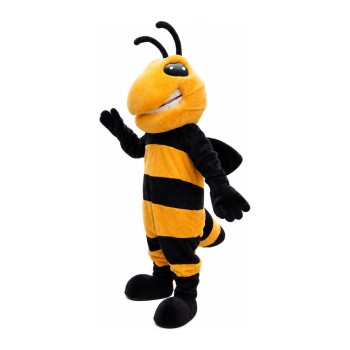 Fancy Tall Plush Bee Mascot Costume