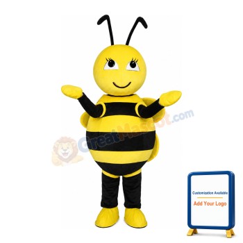 Classic Smart Cartoon Bee Mascot Costume