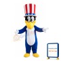 New Funny Blue & White Bird Mascot Costume