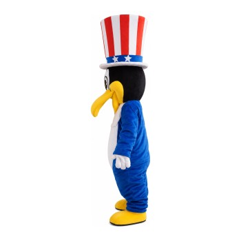 New Funny Blue & White Bird Mascot Costume