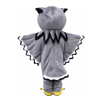 Fancy Grey Owl Mascot Costume