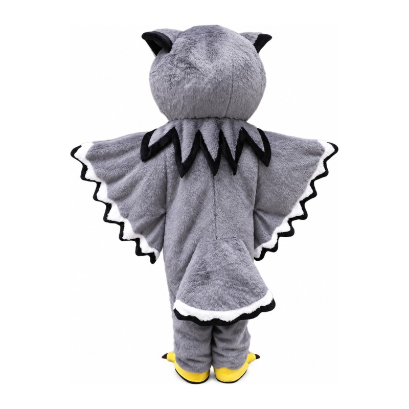 Fancy Grey Owl Mascot Costume