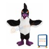 Birthday Party Cartoon Black & White Bird Mascot Costume