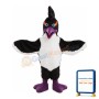 Birthday Party Cartoon Black & White Bird Mascot Costume