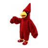 Long Wool Pointed Red Bird Mascot Costume