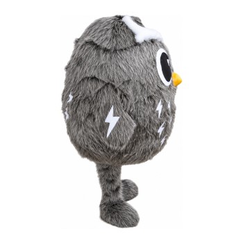 Cute Cartoon Grey Owl Mascot Costume