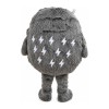 Cute Cartoon Grey Owl Mascot Costume