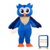 Lovely Cartoon Blue Owl Mascot Costume