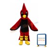 Plush Pointed Red Bird Mascot Costume