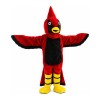 Plush Pointed Red Bird Mascot Costume
