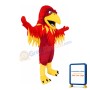 New Strong Red & Yellow Bird Mascot Costume
