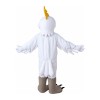 Unisex Funny White Bird Mascot Costume