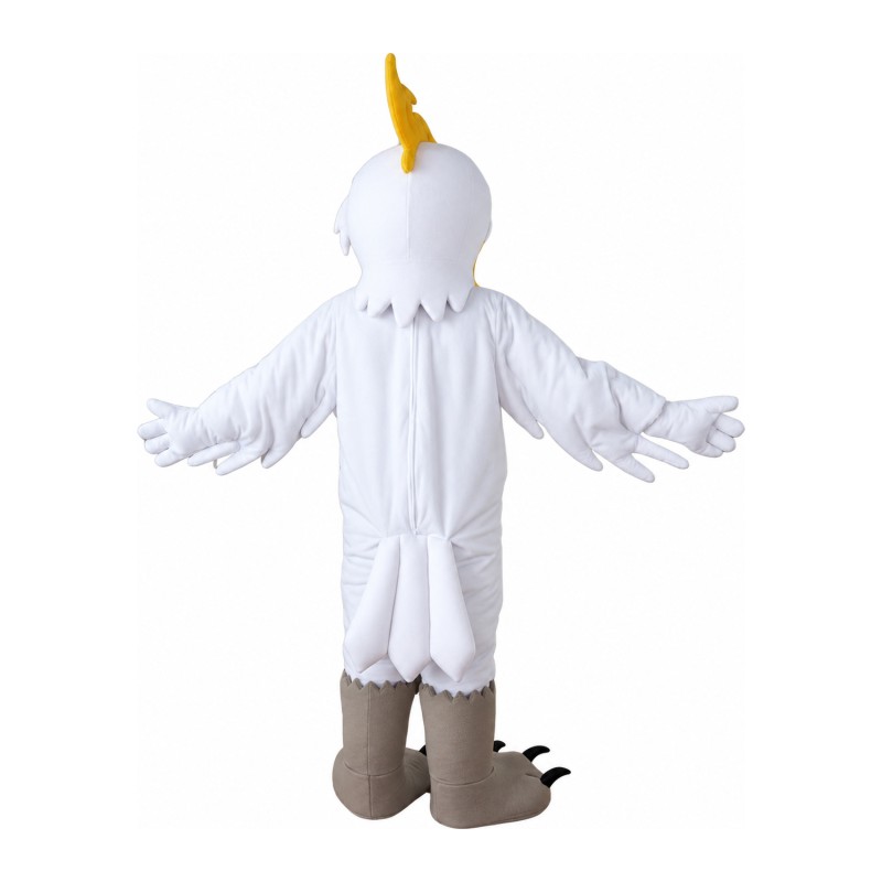 Unisex Funny White Bird Mascot Costume