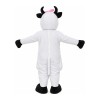 For Carnival Beautiful Cow With Pink Bow Mascot Costume