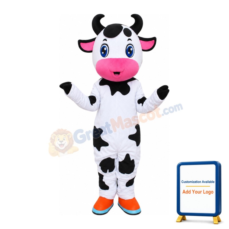 Basic Lovely Cow Sister Mascot Costume