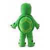 New Version Smart Green Turtle With Glasses Mascot Costume